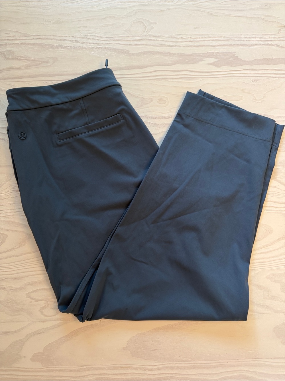 Lululemon Blue Gray Drawstring Athletic Pants